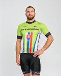 BONAVELO Kolesarski dres kratek rokav in kratke hlače - CANNONDALE SK - črna/zelena