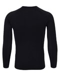 HOLOKOLO Kolesarska  majica z dolgimi rokavi - WINTER BASE LAYER - črna