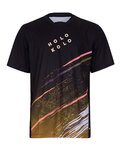 HOLOKOLO Kolesarski dres s kratkimi rokavi - UNIVERSE MTB - črna/oranžna
