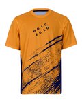 HOLOKOLO Kolesarski dres s kratkimi rokavi - UNIVERSE MTB - oranžna/črna