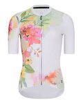 RIVANELLE Kolesarski dres kratek rokav in kratke hlače - FLOWERY - večbarvno/bela