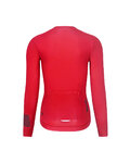 HOLOKOLO Kolesarski dolgi dres in hlače - VICTORIOUS ELITE - črna/rdeča