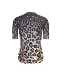 RIVANELLE Kolesarski dres kratek rokav in kratke hlače - WILDCAT - črna/rjava