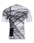 HOLOKOLO Kolesarski dres kratek rokav in kratke hlače - CLASH - bela/črna