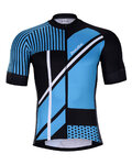HOLOKOLO Kolesarski dres s kratkimi rokavi - TRACE - črna/modra