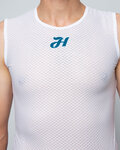HOLOKOLO Kolesarska  majica brez rokavov - AIR - bela
