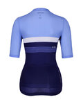 HOLOKOLO Kolesarski dres s kratkimi rokavi - SPORTY LADY - modra/svetlo modra