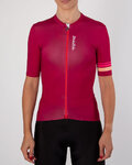 HOLOKOLO Kolesarski dres s kratkimi rokavi - HAPPY ELITE LADY - bordo