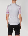 HOLOKOLO Kolesarski dres s kratkimi rokavi - KIND ELITE LADY - siva