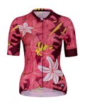 HOLOKOLO Kolesarski dres s kratkimi rokavi - PASSIONATE ELITE LAD - bela/rdeča/rumena