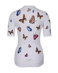 HOLOKOLO Kolesarski dres s kratkimi rokavi - CHEERFUL ELITE LADY - večbarvno/bela