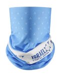KATUSHA SPORTS Kolesarski grelnik vratu - ISRAEL 2020 - bela/svetlo modra