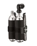 LEZYNE CO2 črpalka/bombica - TWIN KIT CO2 - srebrna/črna