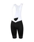 LE COL Kolesarske kratke hlače z naramnicami - PRO LEIGHTWEIGHT - bela/črna