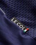 LE COL Kolesarski dres s kratkimi rokavi - SPORT LOGO - bela/modra