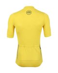 LE COL Kolesarski dres s kratkimi rokavi - HORS CATEGORIE II - rumena