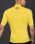 LE COL Kolesarski dres s kratkimi rokavi - HORS CATEGORIE II - rumena