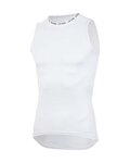 LE COL Kolesarska majica brez rokavov - PRO AIR - bela