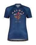 MALOJA Kolesarski dres s kratkimi rokavi - GANESM. 1/2 LADY - modra