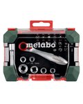 METABO Kolesarsko orodje - BIT AND RATCHET BOX - črna