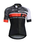 MONTON Kolesarski dres s kratkimi rokavi - JAT II - črna/rdeča