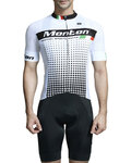 MONTON Kolesarski dres s kratkimi rokavi - TEMEST  - bela