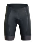 MONTON Kolesarske kratke hlače brez naramnic - PRO - črna