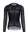 MONTON Kolesarski dres z dolgimi rokavi poletni - SPIRIT LADY SUMMER - črna