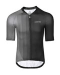 MONTON Kolesarski dres s kratkimi rokavi - INK PAINTING - črna/siva