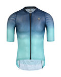 MONTON Kolesarski dres s kratkimi rokavi - SPACE - zelena/modra