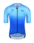 MONTON Kolesarski dres s kratkimi rokavi - WATER - modra