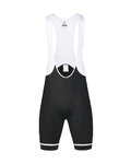 MONTON Kolesarske kratke hlače z naramnicami - MOVEMENT II - črna