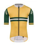 MONTON Kolesarski dres s kratkimi rokavi - JOE - rumena/zelena