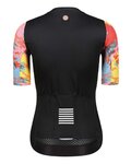 MONTON Kolesarski dres s kratkimi rokavi - SKULL RAINBOW LADY - večbarvno/črna