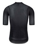 MONTON Kolesarski dres s kratkimi rokavi - PRO CARBONFIBER - črna