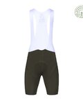 MONTON Kolesarske kratke hlače z naramnicami - PRO SPEEDA  - zelena