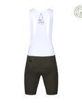 MONTON Kolesarske kratke hlače z naramnicami - PRO SPEEDA  - zelena