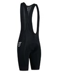 MONTON Kolesarske kratke hlače z naramnicami - WEEKEND III LADY - črna