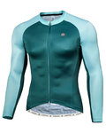 MONTON Kolesarski dres z dolgimi rokavi poletni - LEJO SUMMER - zelena