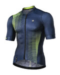 MONTON Kolesarski dres s kratkimi rokavi - FLEETING - črna/rumena