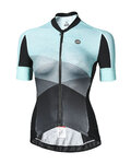 MONTON Kolesarski dres s kratkimi rokavi - MAGIC LAND LADY - črna/zelena