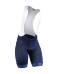 MONTON Kolesarske kratke hlače z naramnicami - CAMPRODON - modra