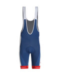NALINI Kolesarske kratke hlače z naramnicami - DIRECT ENERGIE 2021 - modra/bela