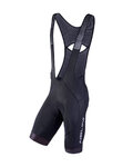 NALINI Kolesarske kratke hlače z naramnicami - AIS SCATTO 2.0 - črna