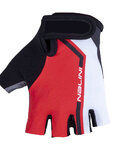 NALINI Kolesarske rokavice s kratkimi prsti - AIS SALITA  - bela/rdeča/črna