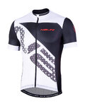 NALINI Kolesarski dres s kratkimi rokavi - AIS VITTORIA 2.0 - črna/bela