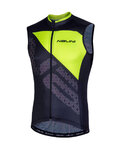 NALINI Kolesarski dres brez rokavov - AIS VOLATA 2.0 - črna/rumena