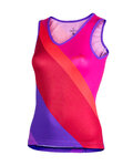 NALINI Kolesarski dres s kratkimi rokavi - AIS BRILLANTE 2.0 LA - rožnata/vijolična