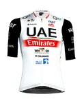 PISSEI Kolesarski dres s kratkimi rokavi - UAE TEAM EMIRATES 23 - bela/rdeča/črna