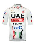 PISSEI Kolesarski dres s kratkimi rokavi - UAE TEAM EMIRATES 2024 - črna/rdeča/bela